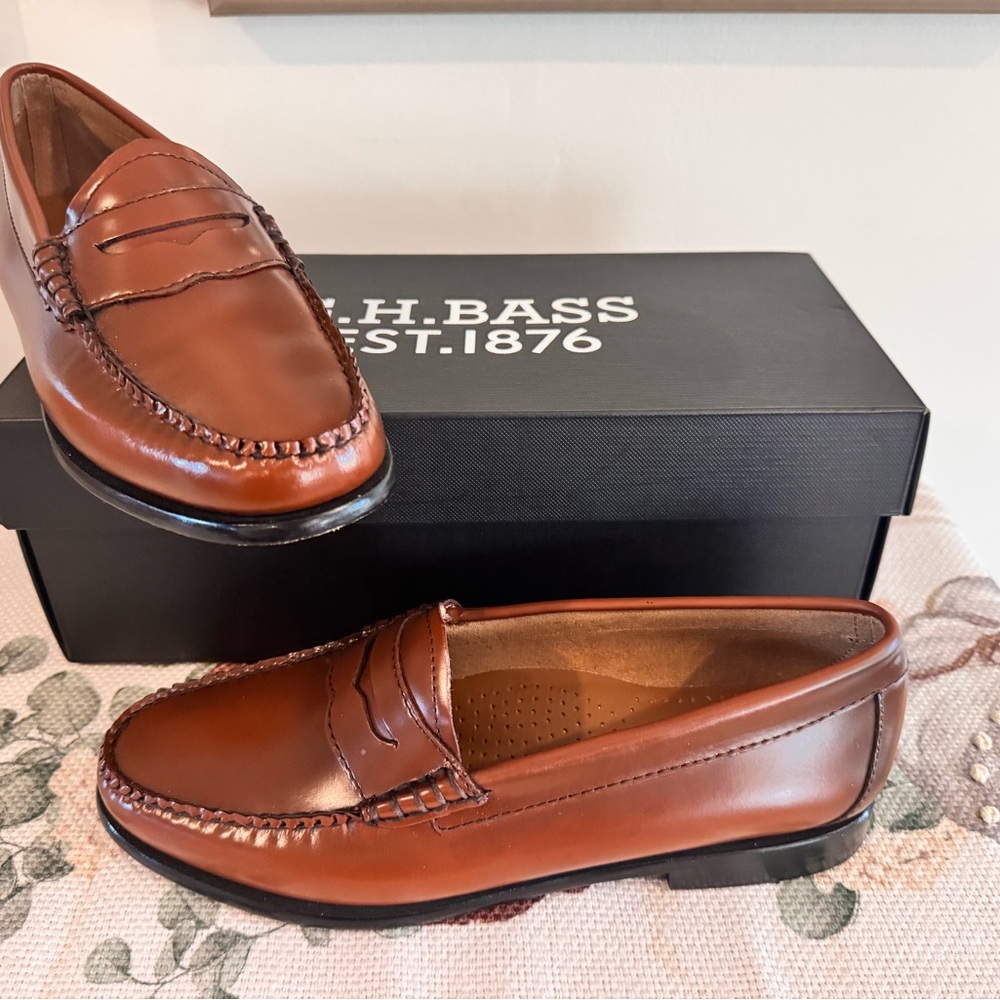 G.H. Bass Whitney Leather Loafers